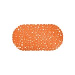 Tapis fond de baignoire pvc galets 35x68cm orange msv Tapis fond de baignoire pvc galets 35x68cm orange msv