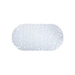 Tapis fond de baignoire pvc galets 39x99cm blanc msv Tapis fond de baignoire pvc galets 39x99cm blanc msv
