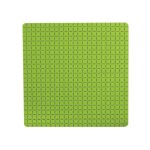 Msv - tapis fond de douche antidrapant caoutchouc quadro 54x54cm vert