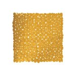 Tapis fond de douche pvc galets 53x53cm safran - msv Tapis fond de douche pvc galets 53x53cm safran - msv