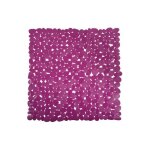 Tapis fond de douche pvc galets 53x53cm violet msv Tapis fond de douche pvc galets 53x53cm violet msv