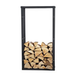 Mucola - 100x60cm porte en bois panier tagre en bois de chauffage de porte - bois
