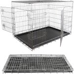 Mucola - boîte de transport pour chiens cage métallique pliable boîte de transport pour chiens cage en ... Mucola - boîte de transport pour chiens cage métallique pliable boîte de transport pour chiens cage en ...
