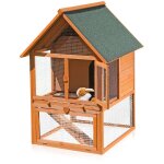 Mucola - cabane  lapins, stable pour lapins, clapier, stable pour petits animaux, cage pour lapins, ...