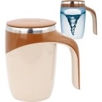 Mug auto - m�langeur - mug �lectrique magn�tique automatique, tasse � caf� rotative, bureau / cuisine ...