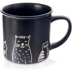 Mug en céramique chats noirs 500 ml Mug en céramique chats noirs 500 ml