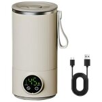 Mug �lectrique chauffant et m�langeur � caf� rechargeable, avec contr�le intelligent de la temp�rature, ...