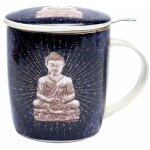 Mug avec infuseur métal - bouddha bleu nuit Mug avec infuseur métal - bouddha bleu nuit