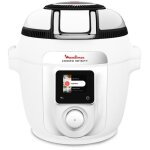 Multicuiseur hp + air fryer 16 programmes cuve 6, 5 litres wi - fi accessoires inclus - moulinex