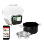 Multicuiseur intelligent 3l 900w blanc / argent moulinex ce922110