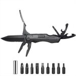 Multifonction, 13 en 1 couteau multifonction portatif en acier inoxydable couteau suisse de survie pour ...
