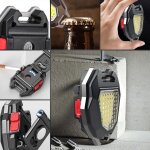 Multifonction keychain emergency led light: usb mini lampe de poche porte - cl�s rechargeable �tanche ...