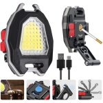 Multifonction keychain emergency led light: usb mini lampe de poche porte - cl�s rechargeable �tanche ...