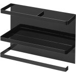 Multifonction r�frig�rateur spice rack magnetic organizer shelf with paper towel holder punch - free ...