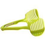 Multifonctionnel trancheur de citron tomate fruits melon coupe - fruits avec poign�e longue pince � nourriture ...