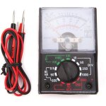 Multim�tre analogique ac / dc ? plage de tension 0 - 1000v ? courant 0 - 500ma ? ohmm�tre x1k ? d�cibels ...