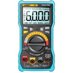 Multim�tre num�rique 6000 comptes, test de tension jusqu'� 2000v, capacim�tre, voltm�tre ac / dc, amp�rem�tre ...