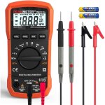 Multim�tre num�rique � plage automatique, testeur de tension amp�re - ohm ac / dc, testeur multifonction ...