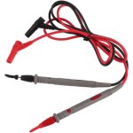 Multim�tre en silicone ac / dc 1000v, 2 pi�ces, fils de test, stylo � sonde, testeur d'�lectricien 20a ...