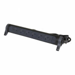 Rallonge multiprise avec bloc rotatif de 6 prises 2p + t surface , interrupteur et cordon longueur 3m ...