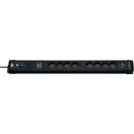 Brennenstuhl - rallonge multiprises 8 prises + 2 prises usb et parasurtenseur h05vv - f 3g1, 5 3 m