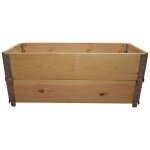 Multitanks - carr� potager en bois naturel 1000x400mm hauteur 390mm