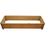 Multitanks - carr potager en bois naturel 1200 x 400mm