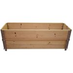 Multitanks - carr� potager en bois naturel 1200 x 400mm hauteur 390mm