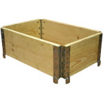 Carr potager en bois naturel 600x400mm