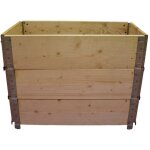 Multitanks - carr� potager en bois naturel 800x400mm hauteur 585mm