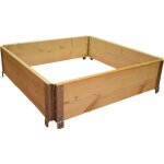 Multitanks - carr potager en bois naturel 800x800mm
