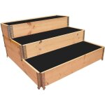 Multitanks - carré potager en bois naturel en escalier 1200 x 1200mm Multitanks - carré potager en bois naturel en escalier 1200 x 1200mm