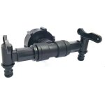 Multitanks - raccord s60x6 avec 2 robinets et nez raccord rapide style gardena