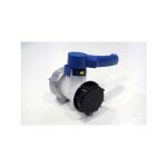 Multitanks - vanne papillon 2 pouces avec écrou de 70mm pour cuve ibc 1000 litres Multitanks - vanne papillon 2 pouces avec écrou de 70mm pour cuve ibc 1000 litres
