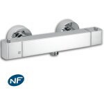 Huber mitigeur douche thermostatique munchen chrome