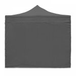 Mur plein 3 m pour tente pliante gris