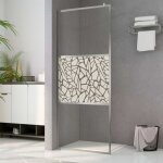 Mur de douche sans rendez - vous en verre esg avec une conception en pierre taille : 100x195 cm