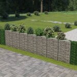 Mur de gabion acier galvanis� 450 x 30 x 100 cm vidaxl
