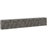 Vidaxl ? mur en gabion avec couvercles ? acier galvanis� ? dimensions 300x30x50 cm ? grande capacit� ...