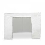 Mur porte zippable pour tente pliante pro 40mm 4, 5m blanc
