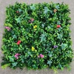 Mur vegetal artificiel 50x50cm plante verte artificielle cl�tures d�coratives mur vegetal exterieur artificiel ...