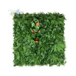 No brand - mur v�g�tal artificiel brise - vue verdissement balcon cl�ture de jardin, avec treillis, feuilles ...