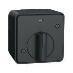 Schneider electric - mureva styl - interrupteur temporis� led - saillie - ip55 - ik08 - gris (mur35067) ...