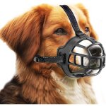 Museli�re pour chien, museau, museli�re panier pour petits, moyens et grands chiens avec sangles r�glables ...
