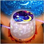 Musique projecteur lampe enfant, ppinire lampes toiles tournantes pour enfants toiles - liaiki