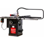 Mw - tech - scie circulaire sur table d'atelier diam. 250mm 2, 25kw 230v but�e 91cm tz3m36