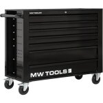Mw tools - servante d'atelier 7 tiroirs noire extra large 1135 mm avec verrouillage int�gr� dans la poign�e ...