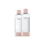 Mysoda - bouteille (2) 1l pet et biocomposite rose
