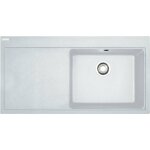 Franke - mythos - �vier en granit mtg 611 / 7, 100x52 cm, blanc artic 114. 0150. 010