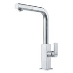 Franke - mythos - mitigeur d'vier fc 7853 avec embout extractible, inox 115. 0547. 853
